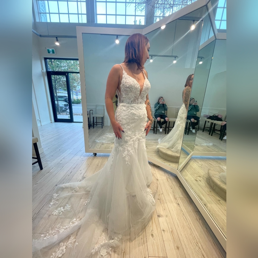 NEW Stella York 7841 Lace & Shimmer Tulle Wedding Dress